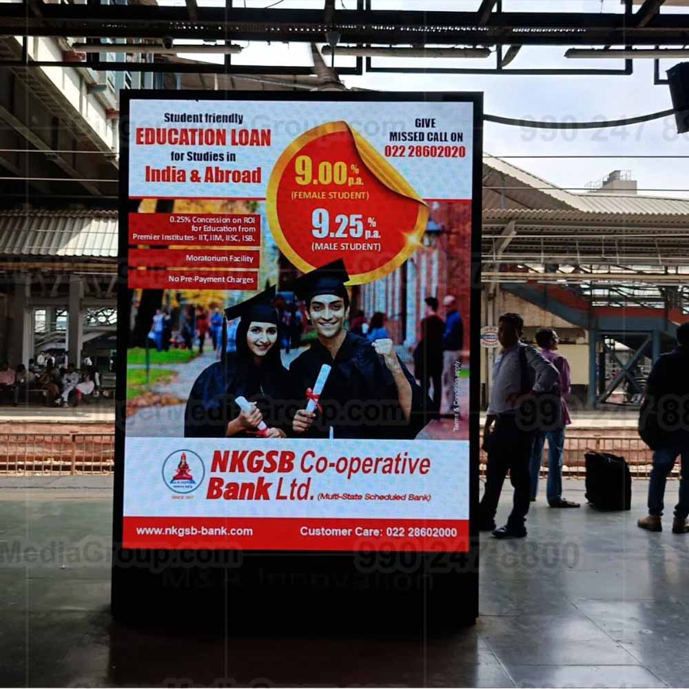 railway station advertisement mumbai