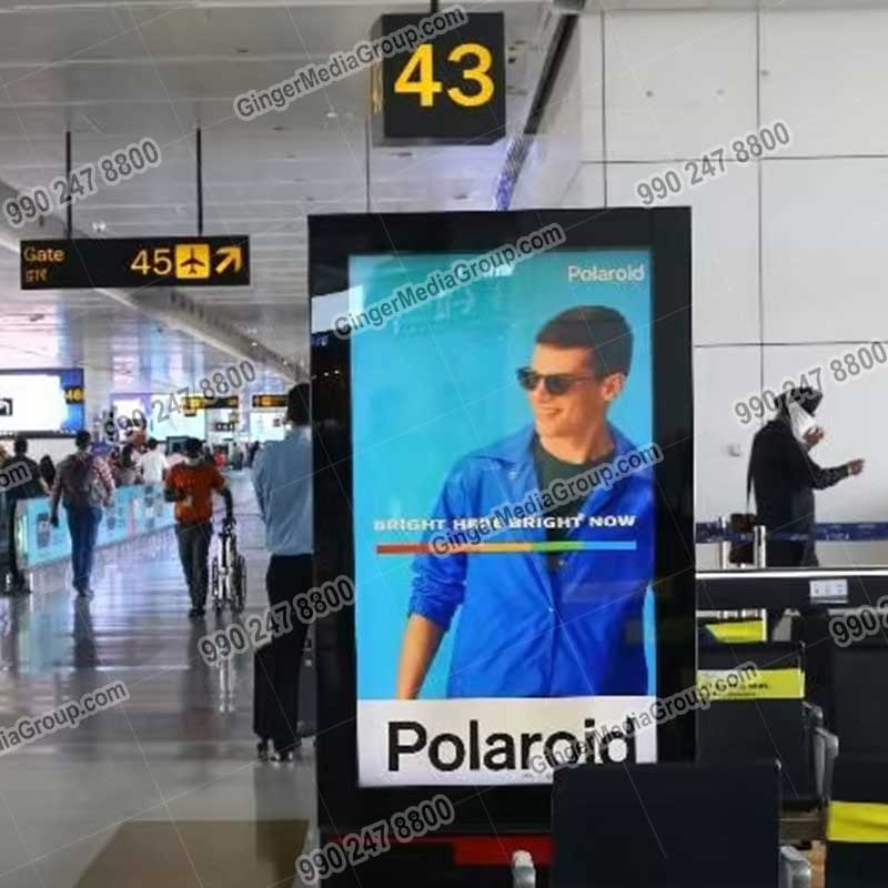 airport advertising in agartala polaroid