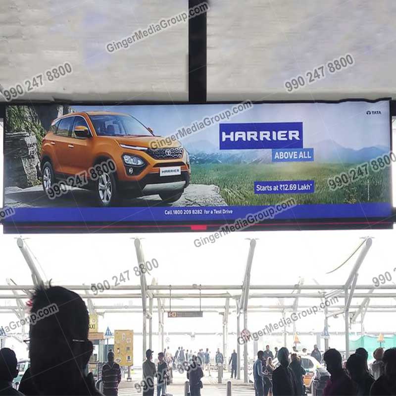 airport advertising in bagdogra harrier