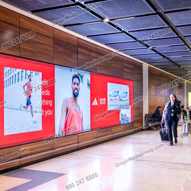 airport advertising in srinagar adidas