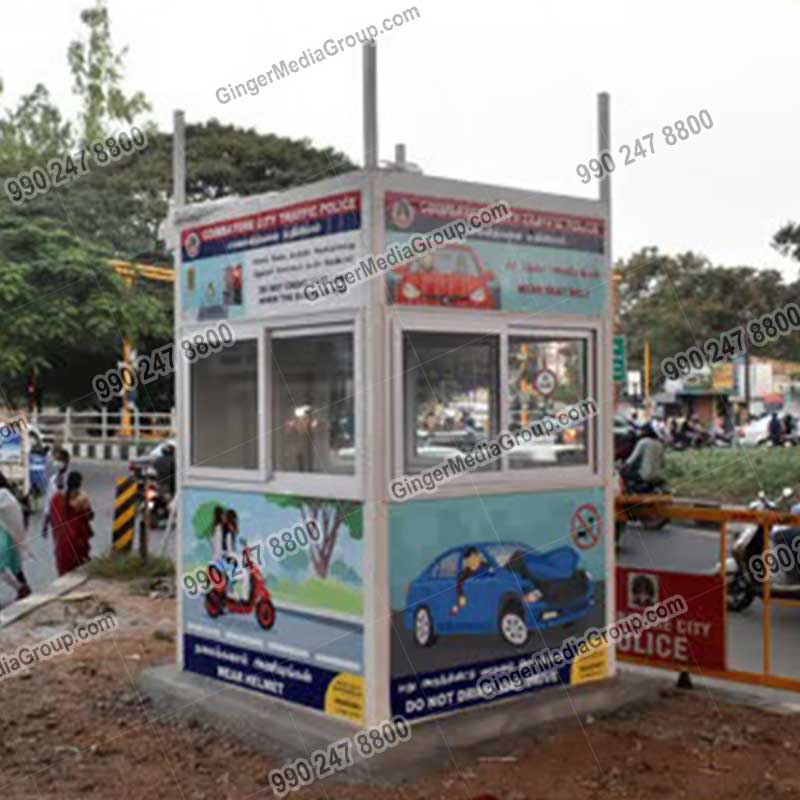 police booth advertising kolkata