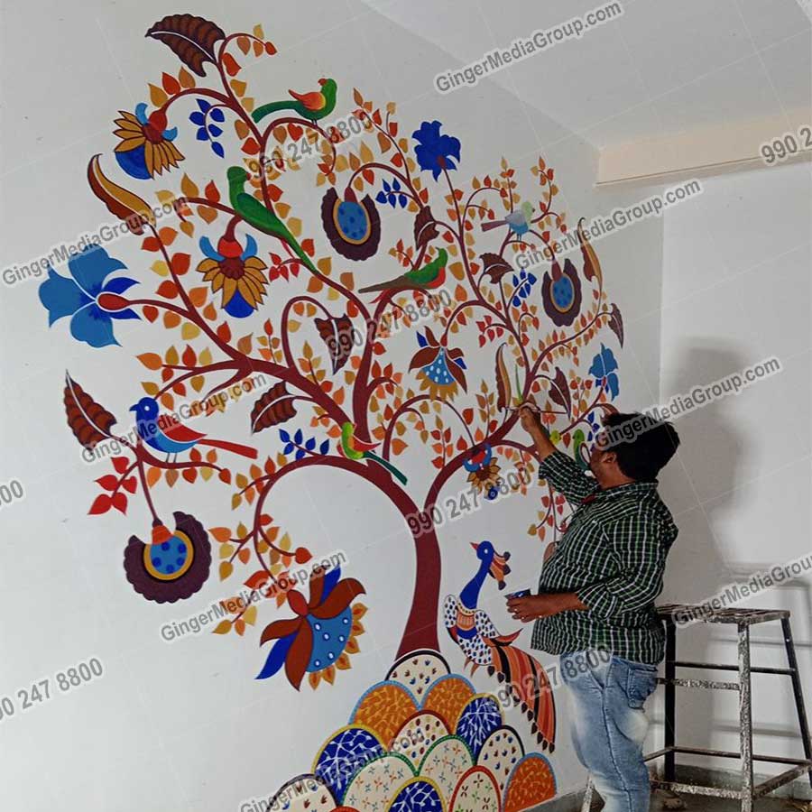 wall wrap advertising jaipur