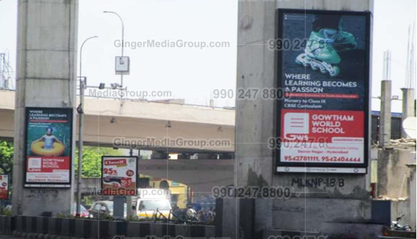 advertising in metro station rtc x road