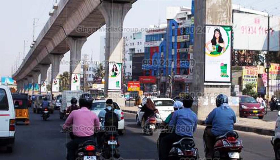 advertising in metro station rtc x road