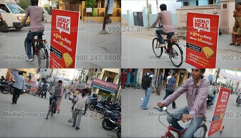 agra advertising in bicycle branding for localdeal