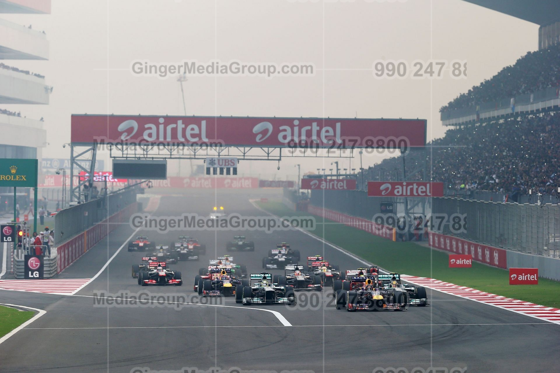 airtel advertising in f1