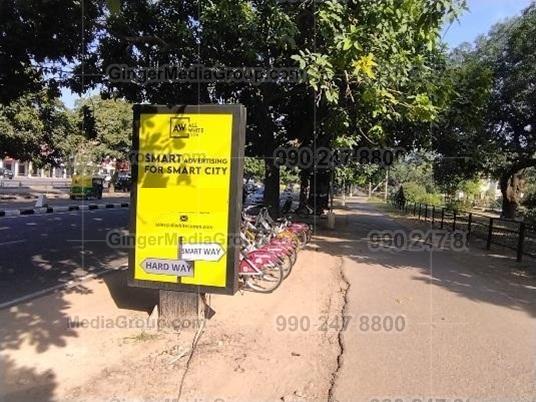 bangalore advertising in bicycle shelter