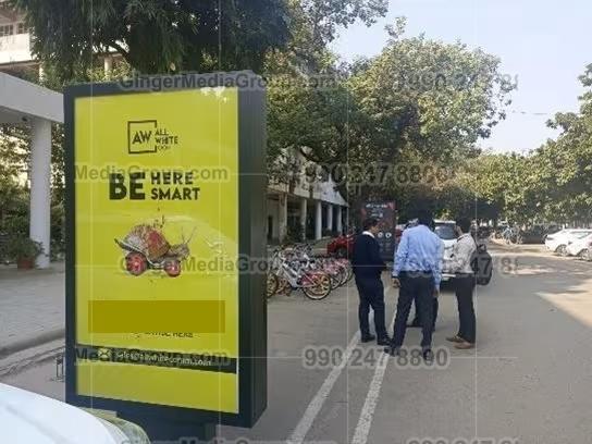 jaipur advertising in bicycle shelter