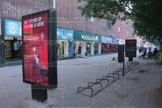 jaipur advertising in bicycle shelter smart bike4