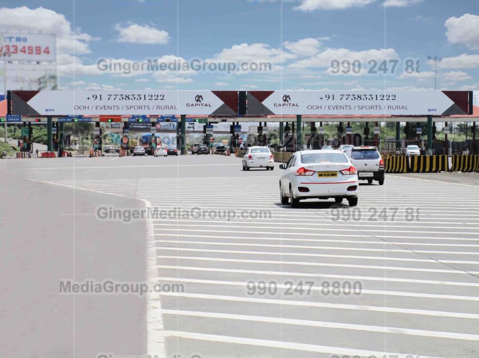 capital agra toll plaza advertisng