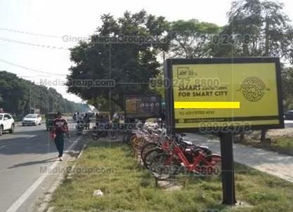 kolkata advertising in bicycle shelter