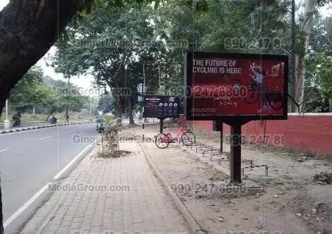 kolkata advertising in bicycle shelter