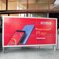 comio advertising in metro station rtc x road