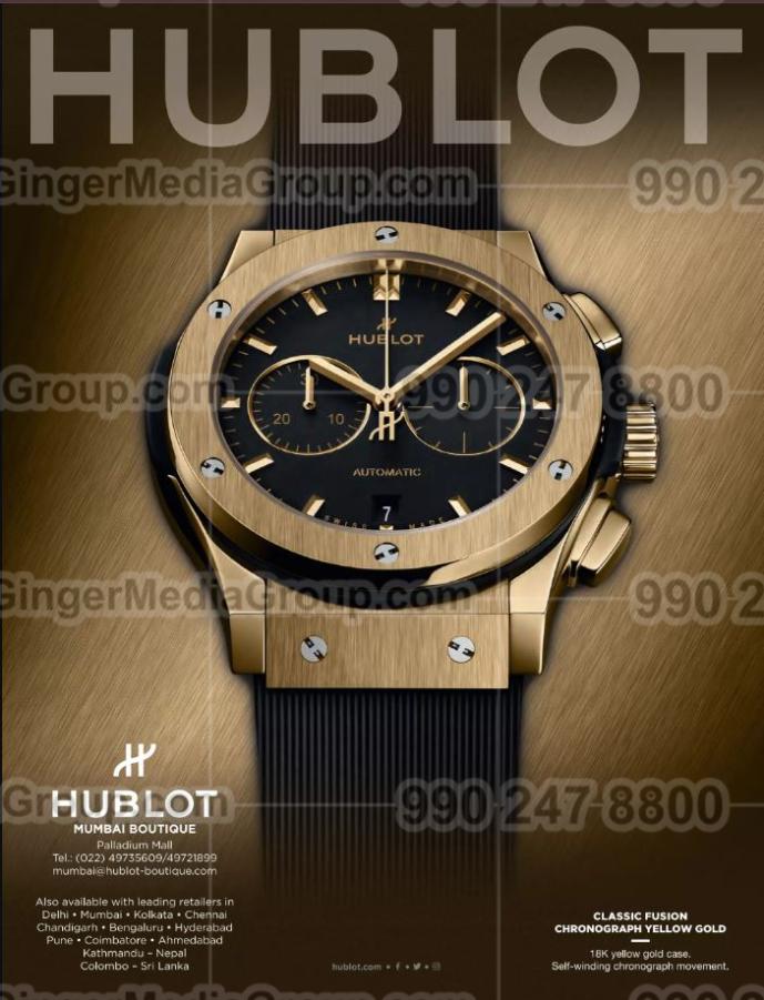 hublot advertising in forbes india