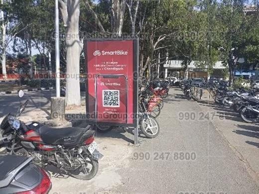 hyderabad advertising in bicycle shelter smart bike