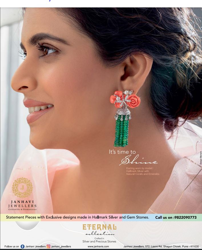 jahnavi jwellery advertising in femina