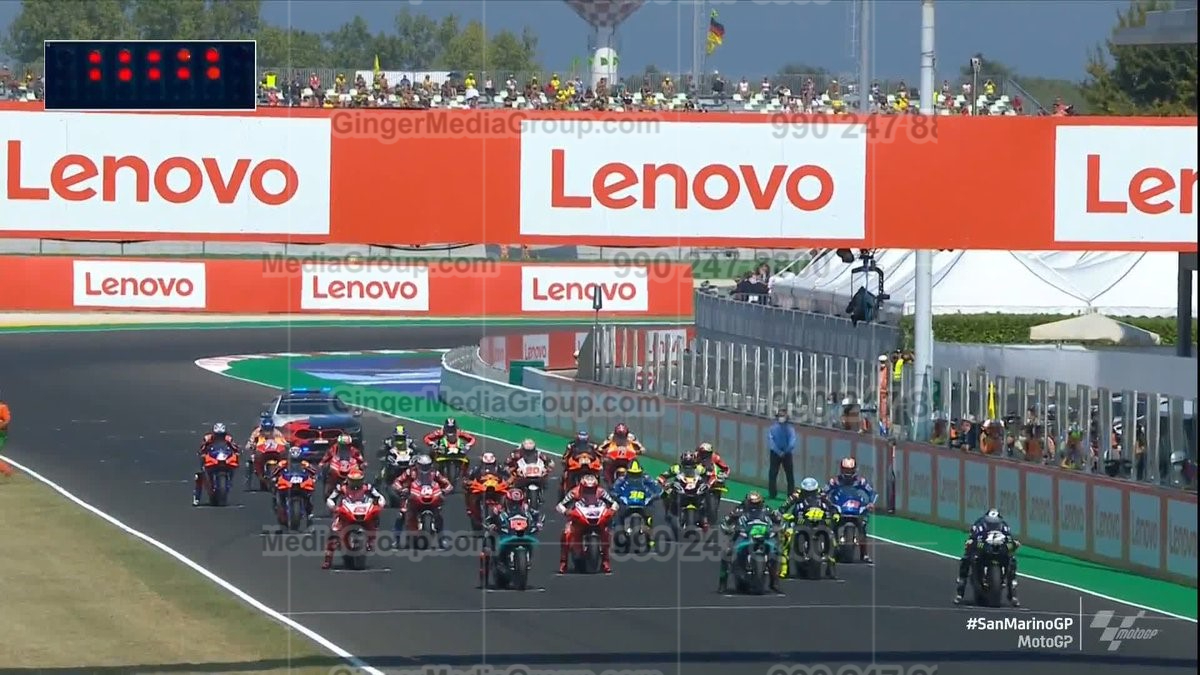 lenovo advertising in moto gp