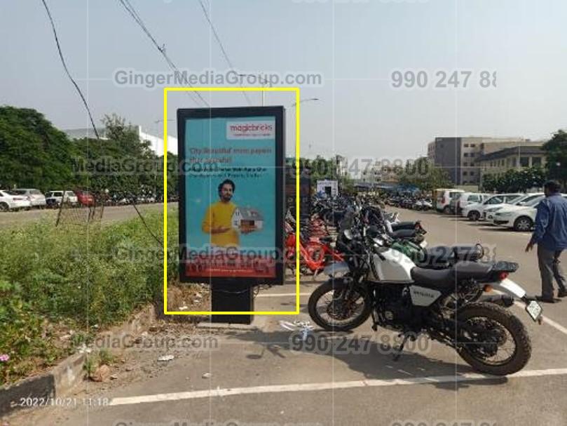 lucknow advertising in bicycle shelter magic bricks