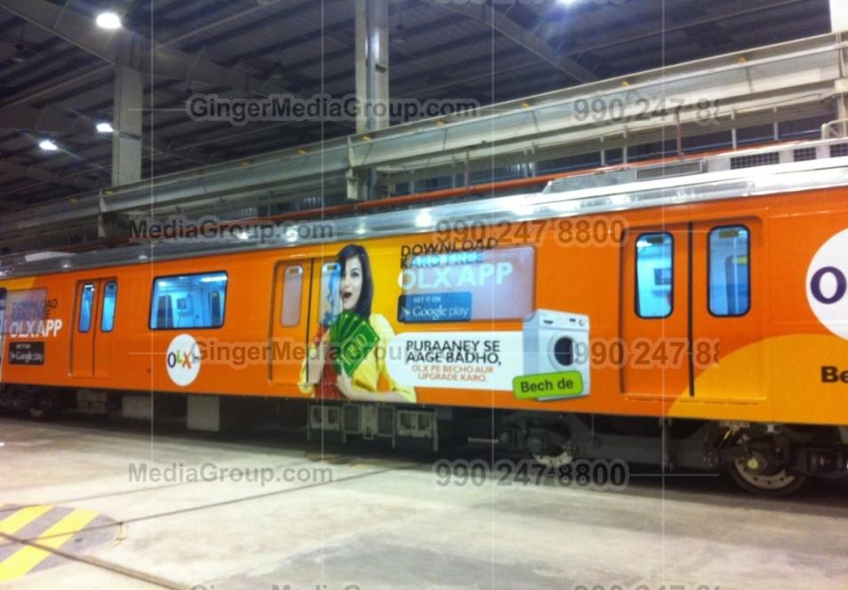 olx delhi metro advertising