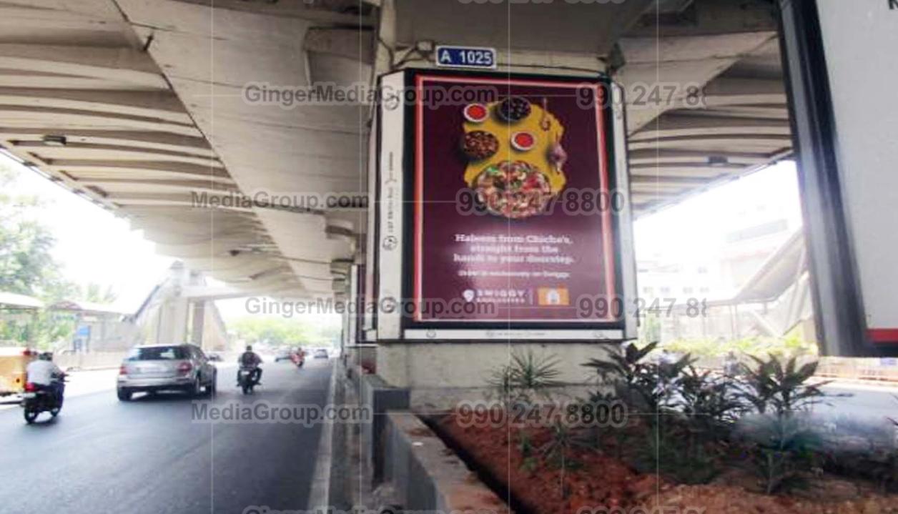 swiggy advertising in metro station rtc x road