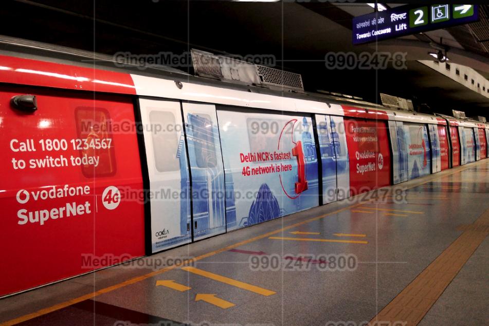 vodafone delhi metro advertising