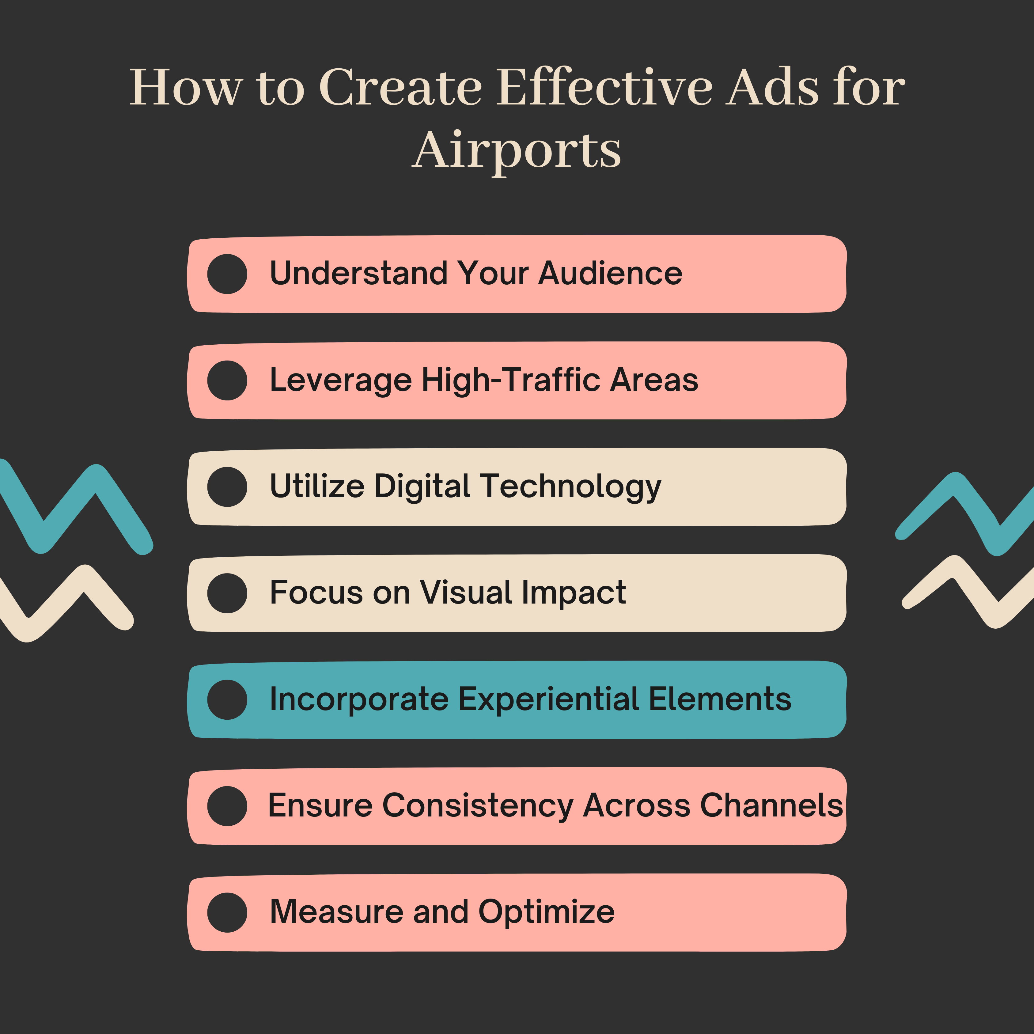 how to create effective ads for airports