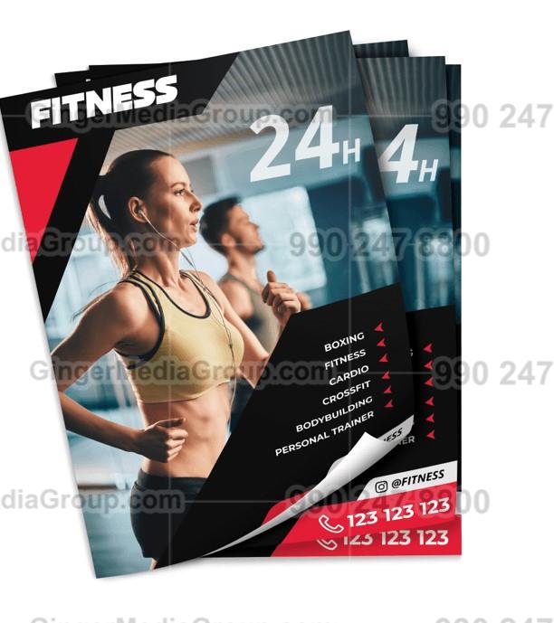 5 advertising in fitness leaflet