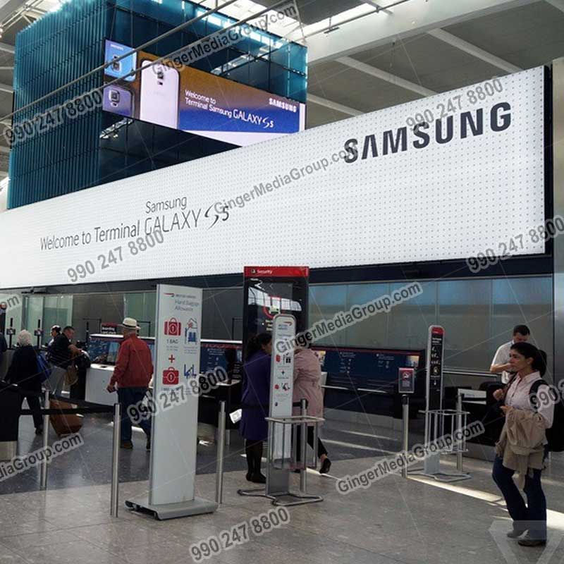 samsung airport advertising in jharsuguda