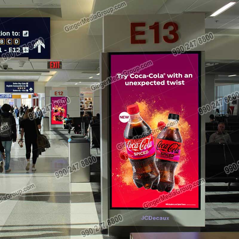 airport advertising in kadapa coca cola