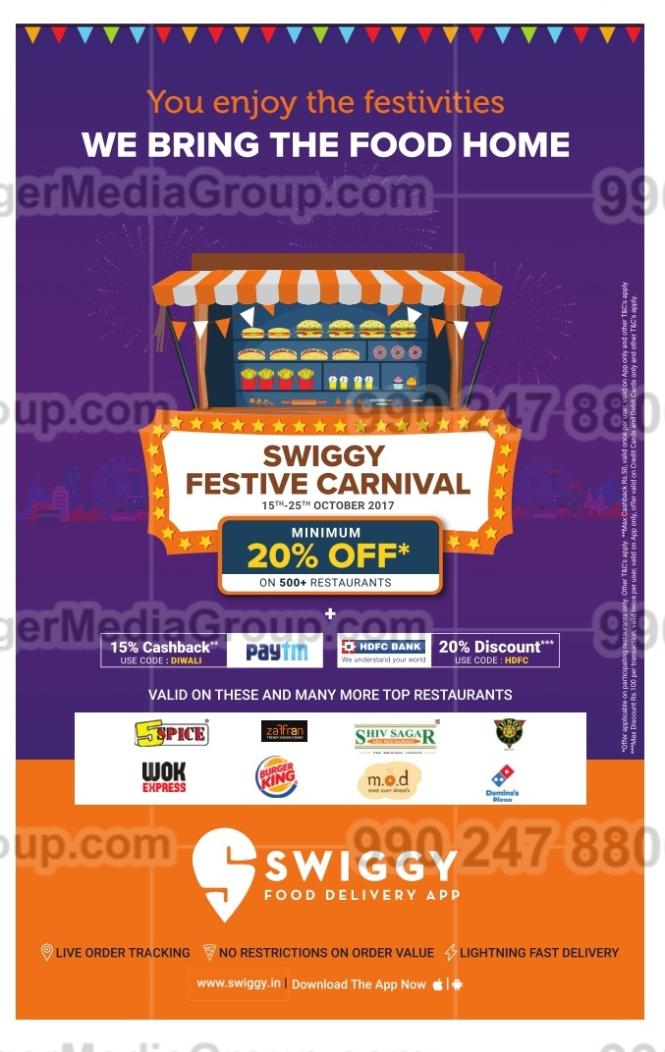 swiggy advertising wok express