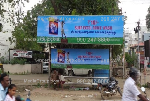 bus shelter modern advertising hakimpet bus depot surf excel