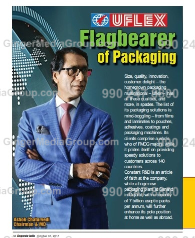 corporate india magazine advertising uflex