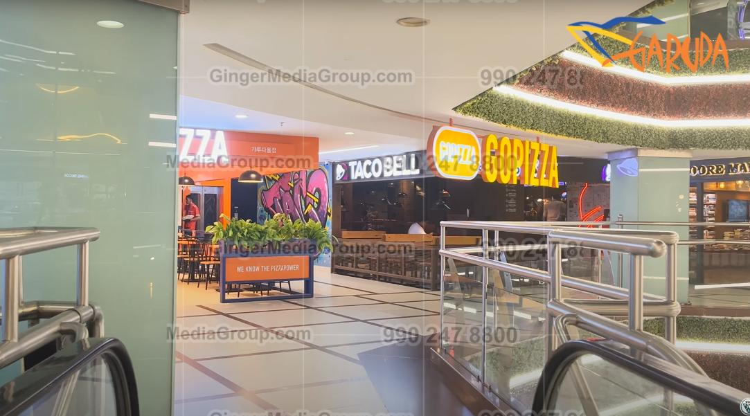 go pizza garuda mall advertising 7