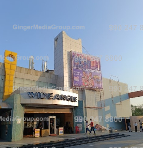 wide angle multiplex advertising mehsana movie banners ads