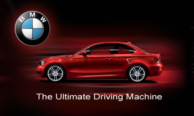 the ultimate driving machine by bmw