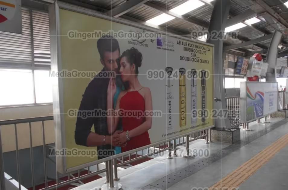 metro station durgabai deshmukh south campus delhi advertising 3