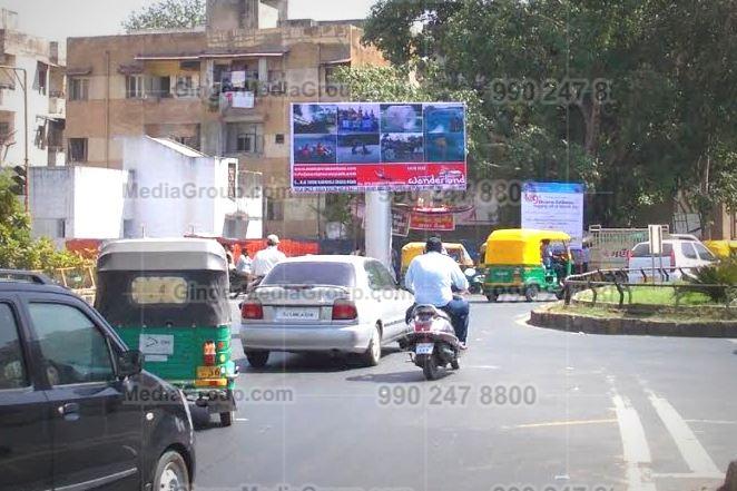 unipole raksha shakti circle gandhinagar gujarat advertising 1