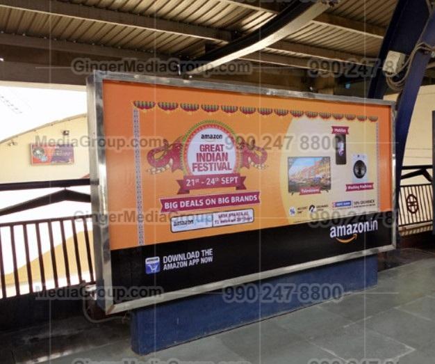 wall-panel-advertising-rk-puram-metro-station-south-amazon - Ginger Media Group wall panel advertising rk puram metro station south amazon